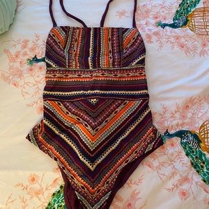 Bohemian print one piece